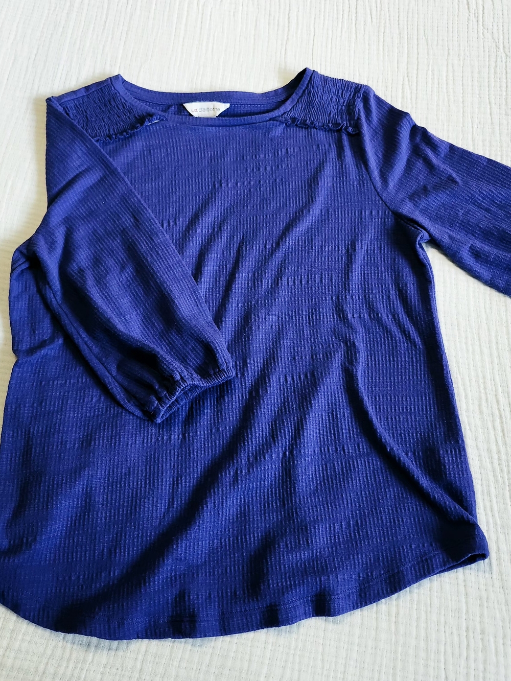 Liz Claiborne Women’s Long-Sleeve Purple Top